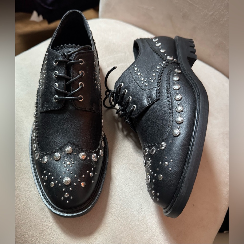 Kelsi Dagger Studded Oxfords